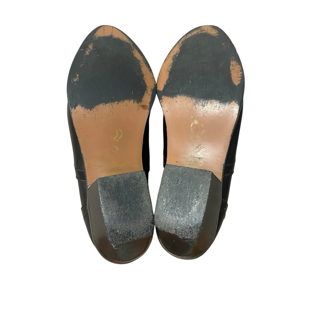 Dingo Women's Size 10M Black Leather Western Ankle Boots Loafers Slip On - Picture 7 of 10